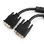Кабель DVI-D single link Gembird/Cablexpert , 19M/19M, 1.8м, черный, экран, феррит.кольца, пакет (CC-DVI-BK-6)