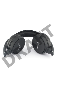 Гарнитура стерео беспров. Gembird BHS-100, чёрный, Bluetooth v.5.0