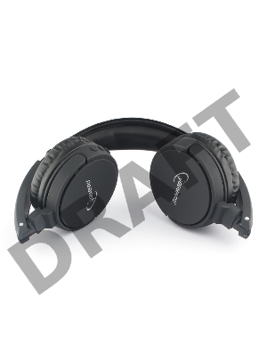 Гарнитура стерео беспров. Gembird BHS-100, чёрный, Bluetooth v.5.0