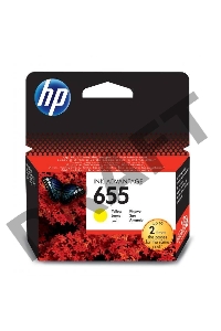 Картридж струйный HP 655 CZ112AE желтый для HP DJ IA 3525/4615/4625/5525/6525 (600стр.)