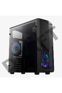 Корпус Aerocool TOMAHAWK-A , ATX, без БП, окно из акрила, 202x440.5x399мм (ШxГxВ), USB3.0 x1, USB2.0 x2, установлен 1х 12см LED вентилятор