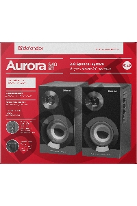 Колонки DEFENDER Aurora S40 BT 2.0 40Вт, bluetooth, 220В  65240