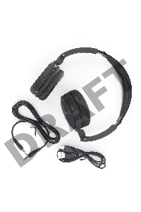 Гарнитура стерео беспров. Gembird BHS-100, чёрный, Bluetooth v.5.0