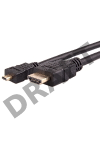 Кабель VCOM/TELECOM HDMI-19M -- MicroHDMI-19M ver 2.0+3D/Ethernet,1m Telecom <TCG206-1M>