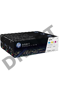 Тонер-картридж комплект HP 131A U0SL1AM голубой/пурпурный/желтый для HP LJ Pro 200/Color M251/M251n/M25 (3 х 1800стр.)