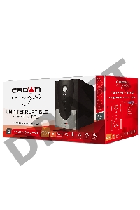 Источник бесперебойного питания CROWN ИБП CMU-SP800 COMBO {800VA металл,1x12V/9AH, розетки 2*IEC + 2*EURO} CM000001494
