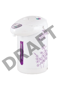 Термопот Homestar HS-5001 фиолетовые цветы, 2.5л, 750 Вт (в уп. 6 шт)