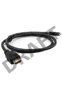 Кабель VCOM/TELECOM HDMI-19M -- MicroHDMI-19M ver 2.0+3D/Ethernet,1m Telecom <TCG206-1M>
