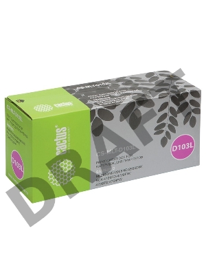 Тонер Картридж Cactus CS-D103L черный для Samsung SCX-4728FD ML-2955ND 2955DW (2500стр.)