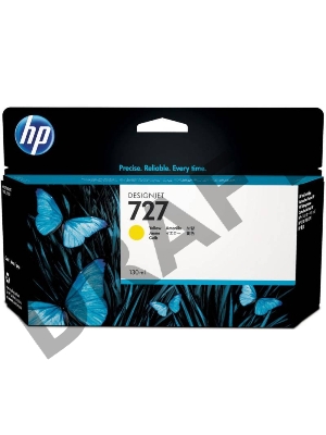 Картридж струйный HP 727 B3P21A желтый для HP DJ T920/T1500 (130мл)