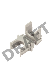 Крепеж-клипса для трубы ø 16 мм серая (10 шт./уп.) REXANT