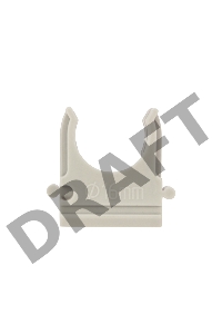 Крепеж-клипса для трубы ø 16 мм серая (10 шт./уп.) REXANT