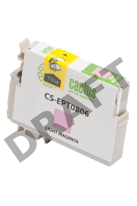 Картридж струйный Cactus CS-EPT0806 светло-пурпурный для Epson Stylus Photo P50 (11,4ml)