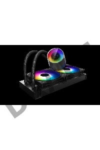Комплект водяного охлаждения DEEPCOOL CASTLE 240 RGB V2 LGA20XX/LGA1366/LGA115X/TR4/AM4/AM3/+/AM2/+/FM2/+/FM1 (6шт/кор,TDP 250W, ARGB Lighting, Anti-Leak edition, PWM, DUAL FAN) RET