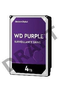 Жесткий диск Western Digital SATA-III 4Tb WD40PURZ Video Purple (5400rpm) 64Mb 3.5