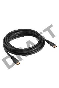 Greenconnect Кабель 1.5m, HDMI версия 2.0 HDR 4:2:2, Ultra HD, 4K 60 fps 60Hz/5K*30Hz, 3D, AUDIO, 18.0 Гбит/с, 28/28 AWG, OD7.3mm, тройной экран, черный, GCR-HM311-1.5m Greenconnect Кабель 1.5m, HDMI версия 2.0 HDR 4:2:2, Ultra HD, 4K 60 fps 60Hz/5K*30Hz,