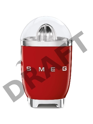 Соковыжималка SMEG CJF01RDEU / Стиль 50-х г.г, соковыжималка для цитрусовых, красный