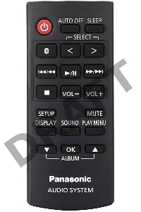 Аудиомагнитола Panasonic RX-D550E-K черный 20Вт CD CDRW MP3 FM(dig) USB BT