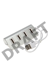 Разветвитель REXANT 4 USB-port серебристый