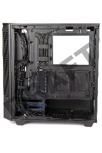 Корпус Hiper PB81 черный без БП ATX 3x120mm 2xUSB2.0 2xUSB3.0 audio bott PSU