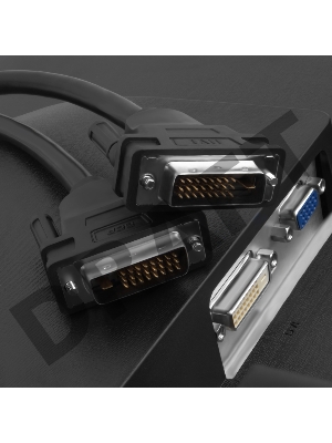 Greenconnect Кабель DVI-D 10.0m, черный, позолоченные контакты, ферритовое кольцо, OD 8.5mm, 28/28 AWG, DVI/DVI, 25M/25M, GCR-DM2DMC2-10.0m, двойной экран Greenconnect Кабель DVI-D 10.0m, черный, позолоченные контакты, ферритовое кольцо, OD 8.5mm, 28/28 A