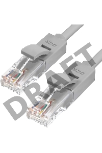 Патч-корд Greenconnect прямой, малодымный LSZH 1.8m UTP кат.5e, серый, 24 AWG, литой, ethernet high speed 1 Гбит/с, RJ45, T568B, GCR-50935 Greenconnect Патч-корд прямой, малодымный LSZH 1.8m UTP кат.5e, серый, 24 AWG, литой, ethernet high speed 1 Гбит/с, 