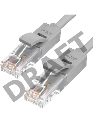 Патч-корд Greenconnect прямой, малодымный LSZH 1.8m UTP кат.5e, серый, 24 AWG, литой, ethernet high speed 1 Гбит/с, RJ45, T568B, GCR-50935 Greenconnect Патч-корд прямой, малодымный LSZH 1.8m UTP кат.5e, серый, 24 AWG, литой, ethernet high speed 1 Гбит/с, 
