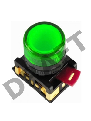 Арматура светосигнальная AL-22TE зел. цил. ИЭК BLS30-ALTE-K06