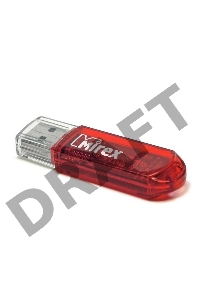 Флеш Диск 16GB Mirex Elf, USB 2.0, Красный