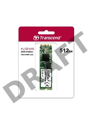 Твердотельный накопитель Transcend 512GB M.2 SSD MTS 830 series (22x80mm) R/W: 560/520