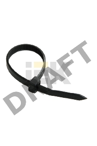 Хомут кабельный 3.6х300 нейл. черн. (уп.100шт) ИЭК UHH32-D036-300-100