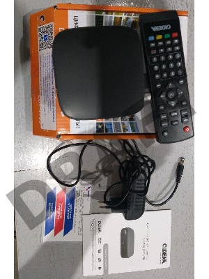 (Из ремонта, рабочий, гарантия 7 дней) Ресивер DVB-T2 Cadena CDT-1793 черный