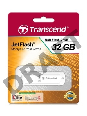 Флеш Диск Transcend 32Gb Jetflash 370 TS32GJF370 USB2.0 белый