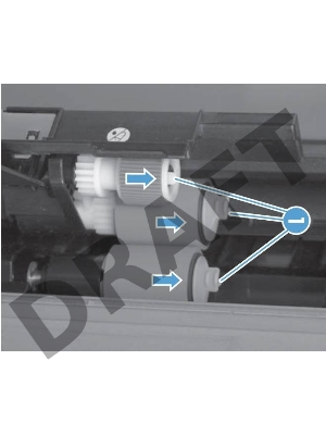 Комплект роликов (для лотка 3) HP CLJ Ent 500 M551 (CF081-67913)