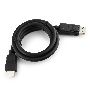 Кабель DisplayPort-HDMI Gembird/Cablexpert  1м, 20M/19M, черный, экран, пакет(CC-DP-HDMI-1M)