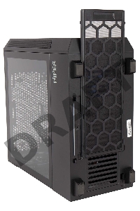 Корпус Hiper PB81 черный без БП ATX 3x120mm 2xUSB2.0 2xUSB3.0 audio bott PSU