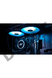 Комплект водяного охлаждения DEEPCOOL GAMMAXX L240 RGB V2 LGA20XX/LGA1366/LGA115X/AM4/AM3/+/AM2/+/FM2/+/FM1 (8шт/кор,TDP 250W, RGB Lighting, Anti-Leak edition, PWM, DUAL FAN) RET