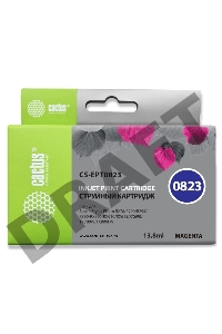 Картридж струйный Cactus CS-EPT0823 пурпурный для Epson Stylus Photo R270/290/RX590 (11,4ml)