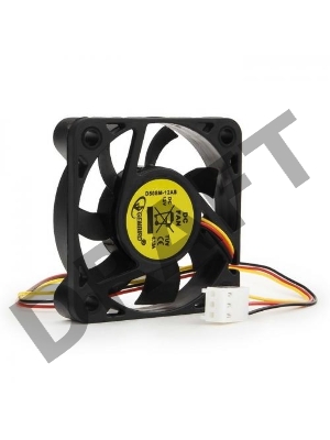 Вентилятор Gembird Вентилятор 50x50x10 подшипник 12V 0,13A 4500 об/мин D50SM-12AS