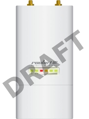 Точка доступа UBIQUITI RocketM2(EU) 2x RP-SMA, GPS-приёмник, 2х10/100 BASE-TX