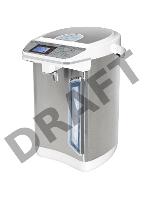 Термопот Mystery MTP-2442 4.5л. 700Вт серебристый/белый