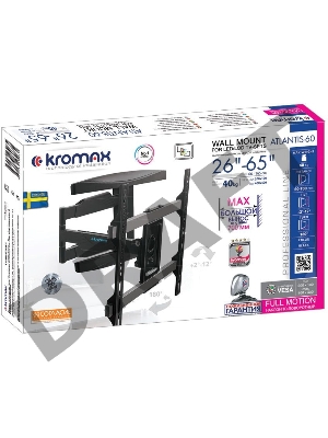 Кронштейн для телевизора Kromax ATLANTIS-60 черный 22