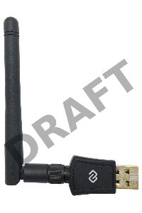 Сетевой адаптер WiFi Digma DWA-AC600E AC600 USB 2.0 (ант.внеш.съем) 1ант. (упак.:1шт)