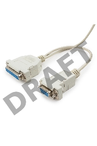 Кабель Нуль-модемный кабель RS-232 9/25pin F - 9/25pin F 1.8м Gembird CC-140-6