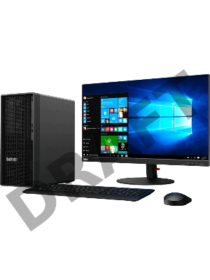Компьютер Lenovo TS P340 Twr, i7-10700, 1 x 16GB DDR4 2933 UDIMM, 1TB_SSD_M.2_PCIE, Intel UHD 630, 500W, W10_P64-ENG, 1Y  (ОС:ENG; Keyb:ENG(UK), Powercord:UK )