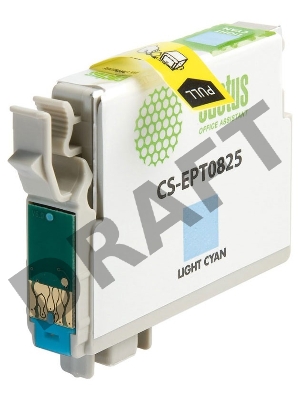 Картридж струйный Cactus CS-EPT0825 светло-голубой для Epson Stylus Photo R270/290/RX590 (11,4ml)