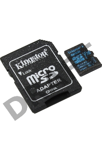 Флеш карта microSDHC 32GB  Class10 Kingston <SDCS2/32GB> Class10 UHS-I Canvas Select up to 100MB/s с адапт.
