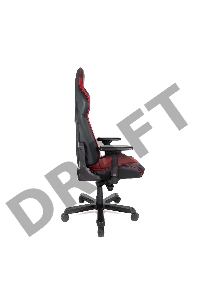 Игровое кресло DXRacer King чёрно-красное (OH/KS99/NR, экокожа, регулируемый угол наклона)