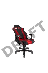Игровое кресло DXRacer King чёрно-красное (OH/KS99/NR, экокожа, регулируемый угол наклона)