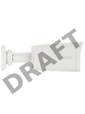 Уличная IP-камера цилиндрическая с фиксированным объективом Uniarch 2МП 2.8 мм, ИК подсветка до 50 м., матрица 1/2.7